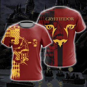 Quidditch Harry Potter Hogwarts House Gryffindor Unisex 3D T-shirt