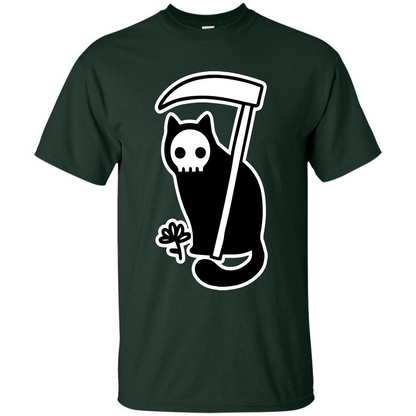 Cat Grimm Reaper T-shirt Forest Green