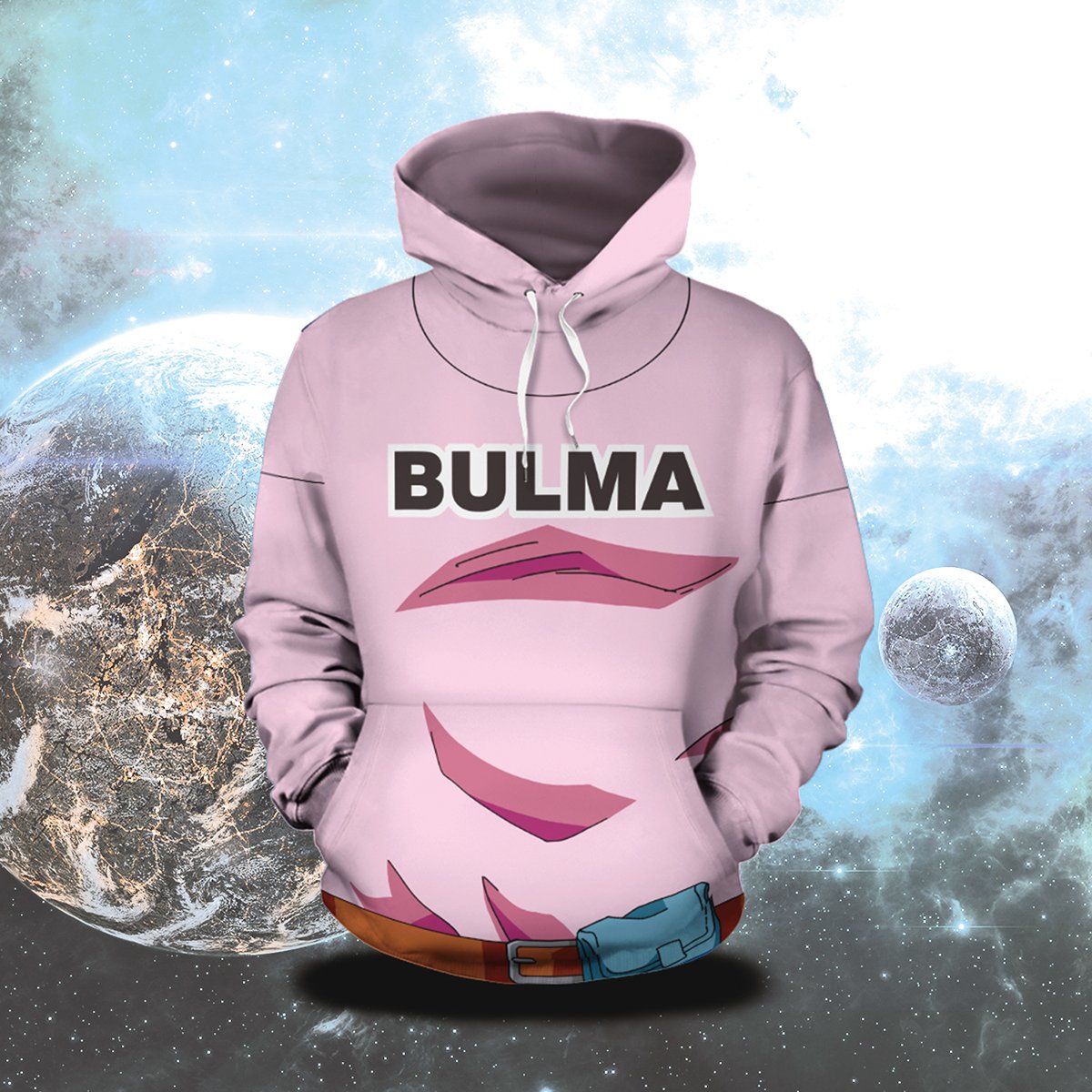Dragon Ball Z Bulma Cosplay 3D Hoodie