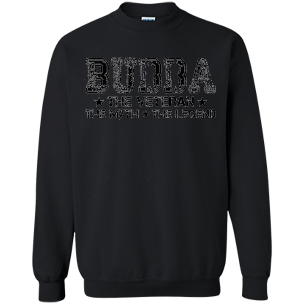 Fathers Day T-shirt Bubba The Veteran The Myth The Legend Black