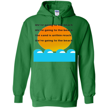 Summer T-shirt We're Going To The Beach T-shirt Irish Green