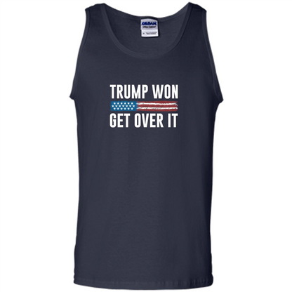 Trump Won - Get Over It T-shirt Navy