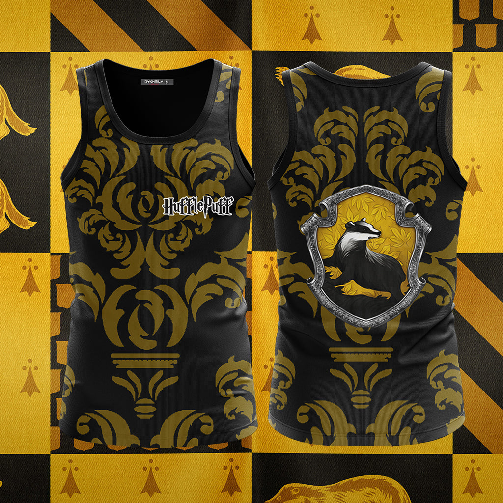 Loyal Like A Hufflepuff Harry Potter New Collection 3D Tank Top