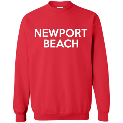 Newport Beach - California T-shirt Red