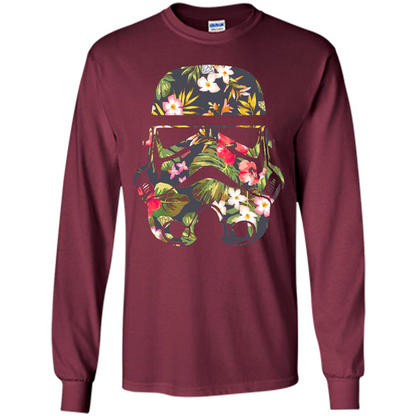 Tropical Stormtrooper Graphic T-Shirt Maroon