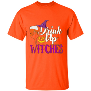 Drink Up Witches T Shirt Funny Halloween Costume