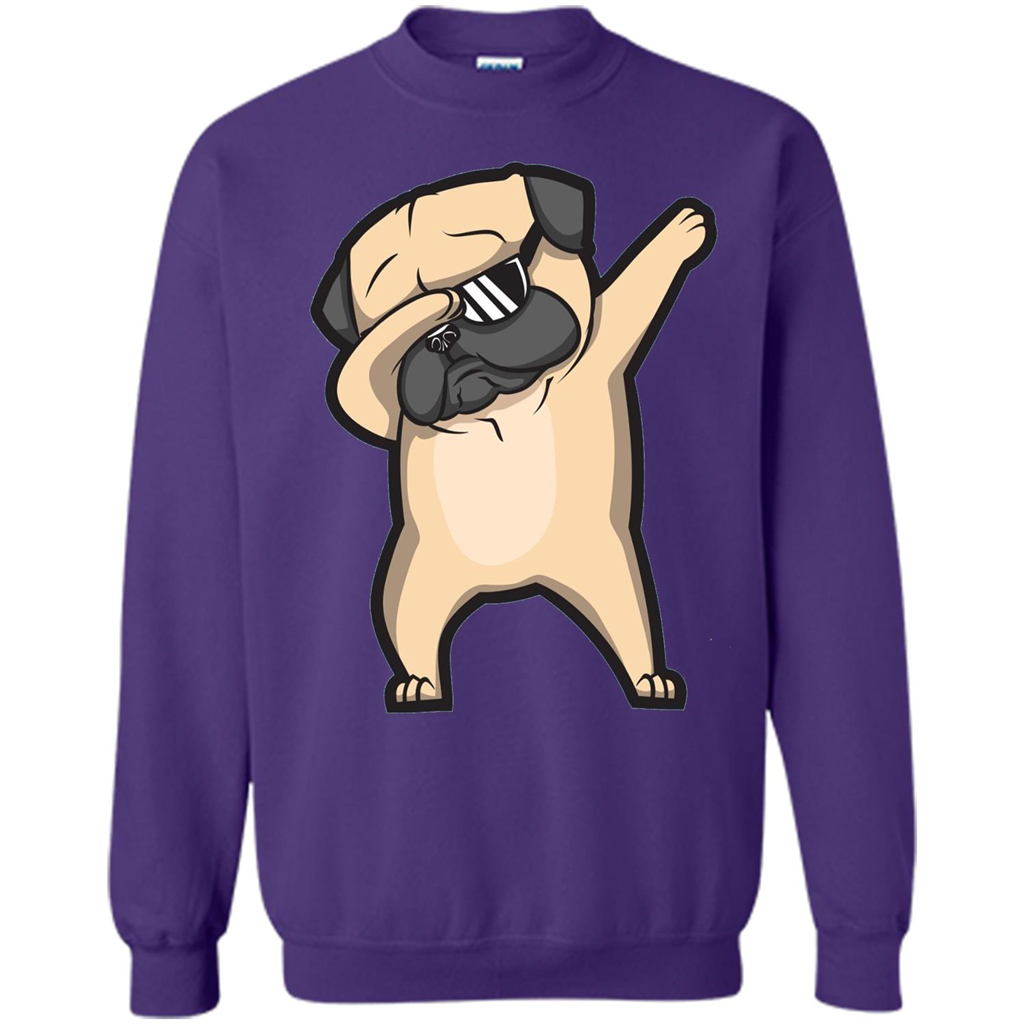 Dabbing Pug Shirt - Cute Funny Dog Dab T-shirt Orange