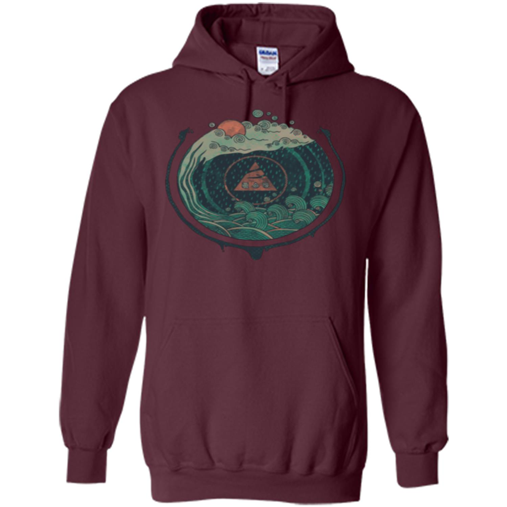Water T-shirt Maroon