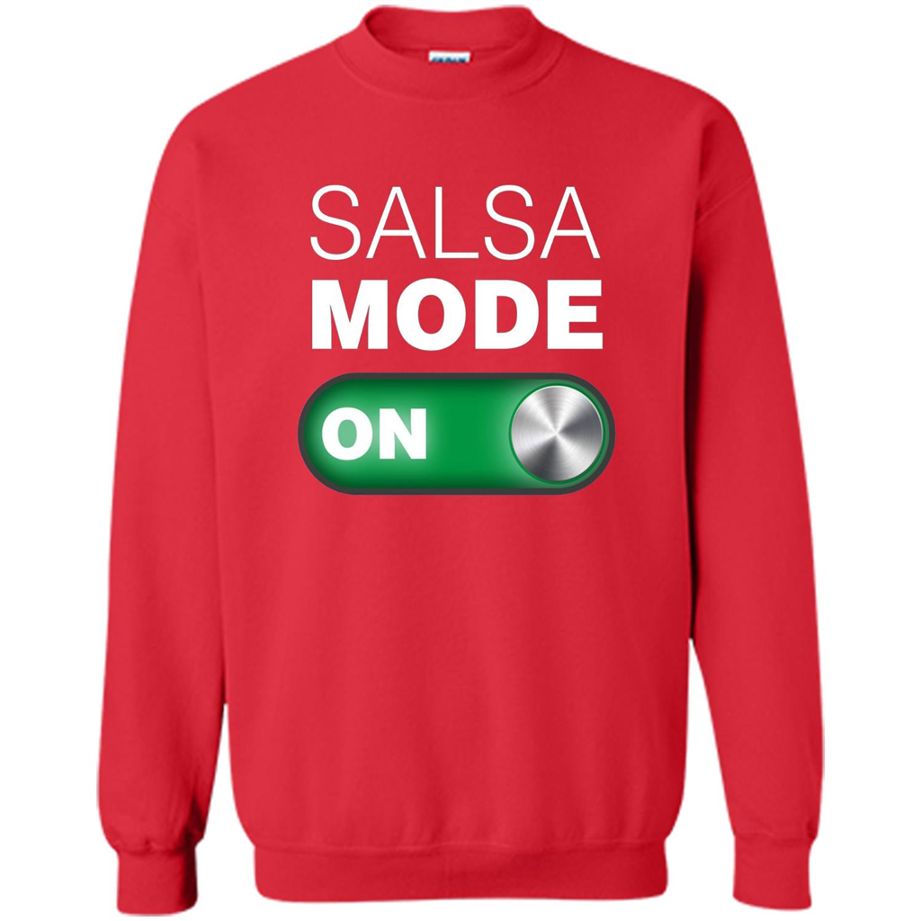 Salsa Mode On T-shirt. Great for Dance Class Red