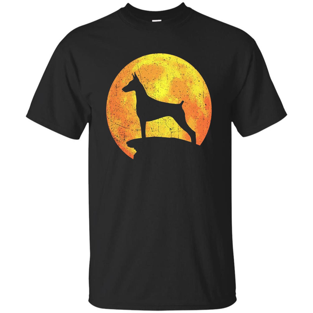 Dog Orange Halloween Costume T-shirt Black