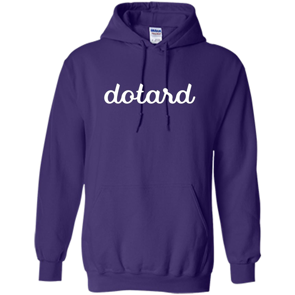 American President T-shirt Cursive Dotard T Shirt Purple