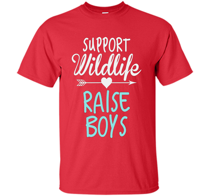 Support Wildlife Raise Boys T-shirt Red