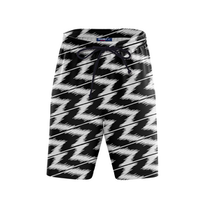 Zebra Black Stripes Summer Trip Beach Short