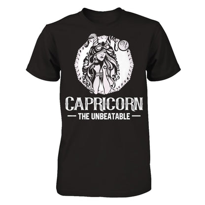 Capricorn The Unbeatable T-shirt Next Level - Unisex Fitted Tee Black