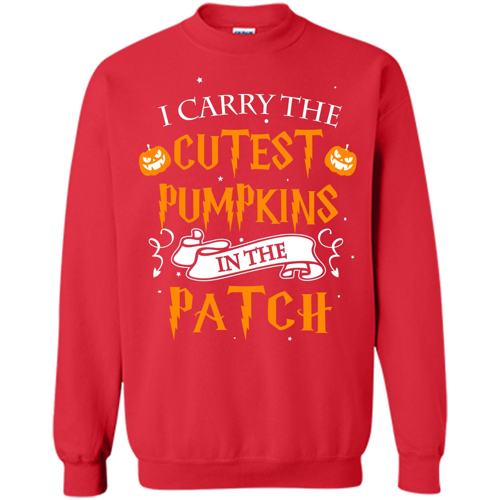 Halloween T-shirt I Carry The Cutest Pumpkins In The Patch T-shirt Red