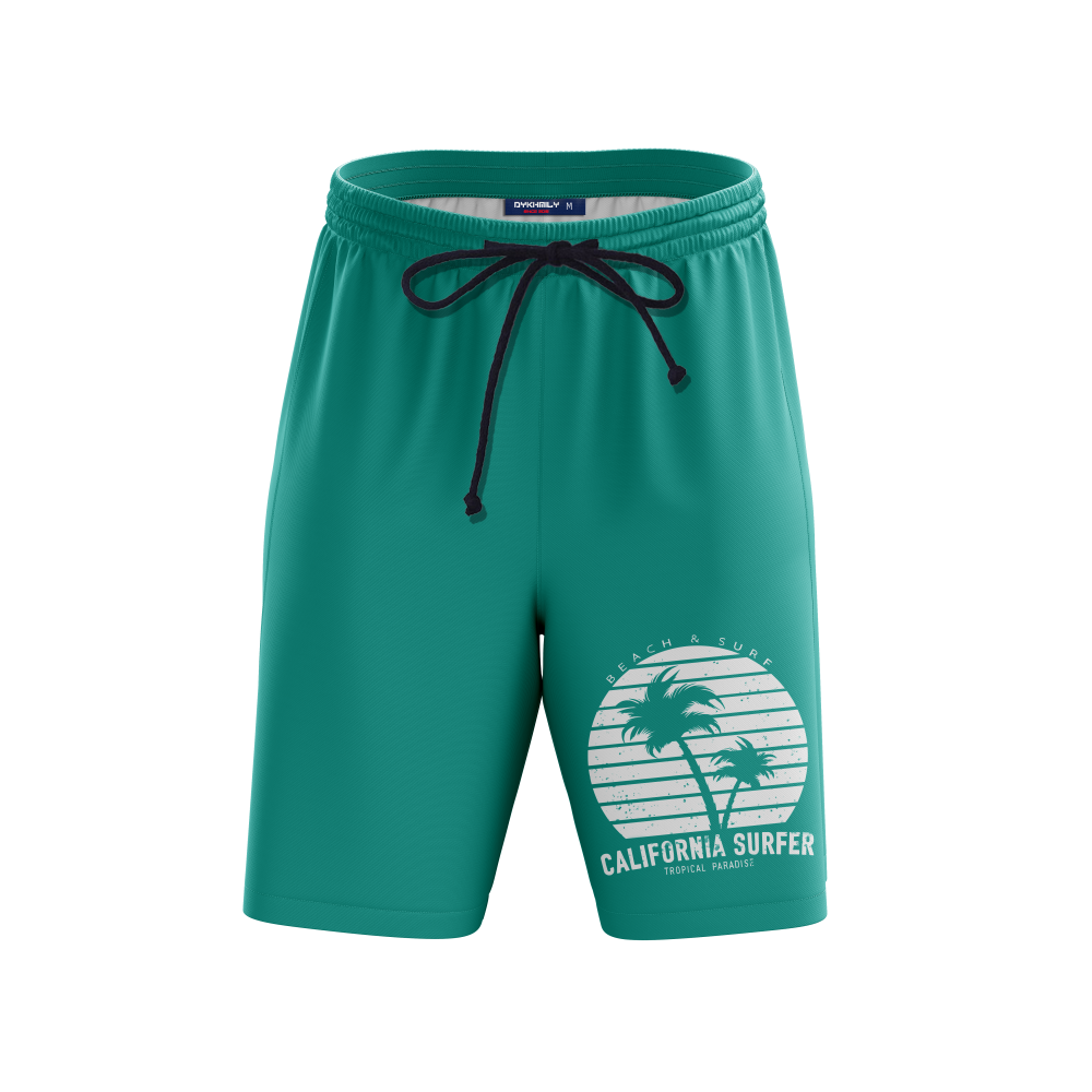 Beach & Surf California Surfer Tropical Paradise Summer Trip Beach Shorts