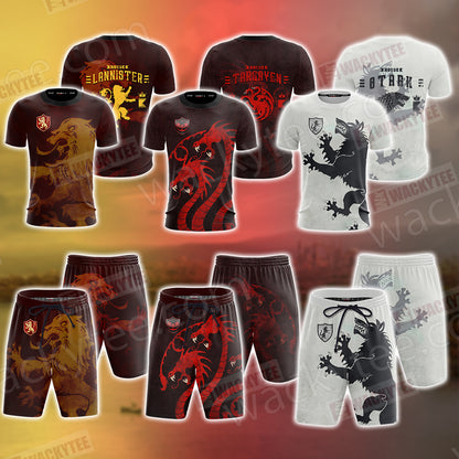 House Lannister Game Of Thrones Beach Shorts