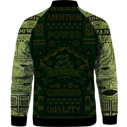 House Slytherin By Any Means Harry Potter Baseball Jacket