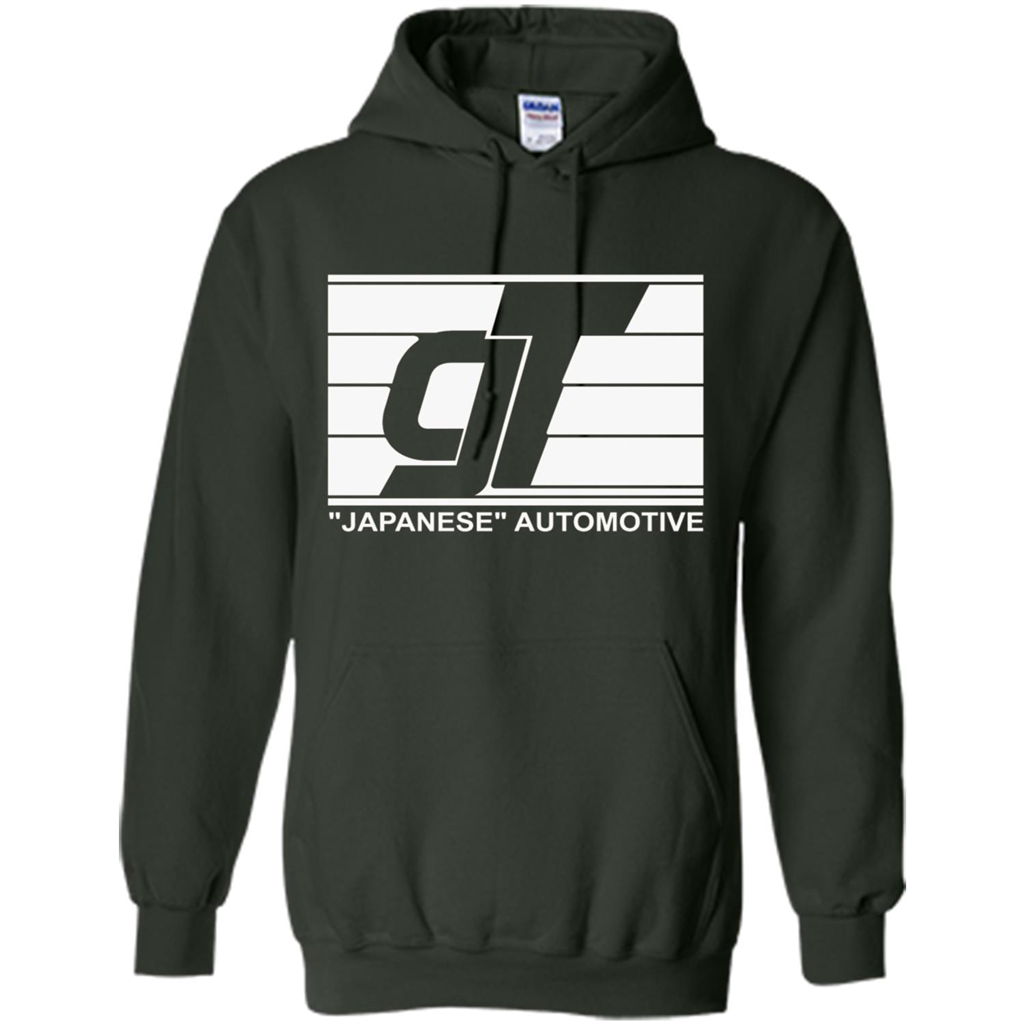 G.T Mechanics T-shirt Japanese Automotive Forest Green