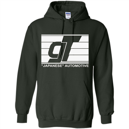 G.T Mechanics T-shirt Japanese Automotive Forest Green