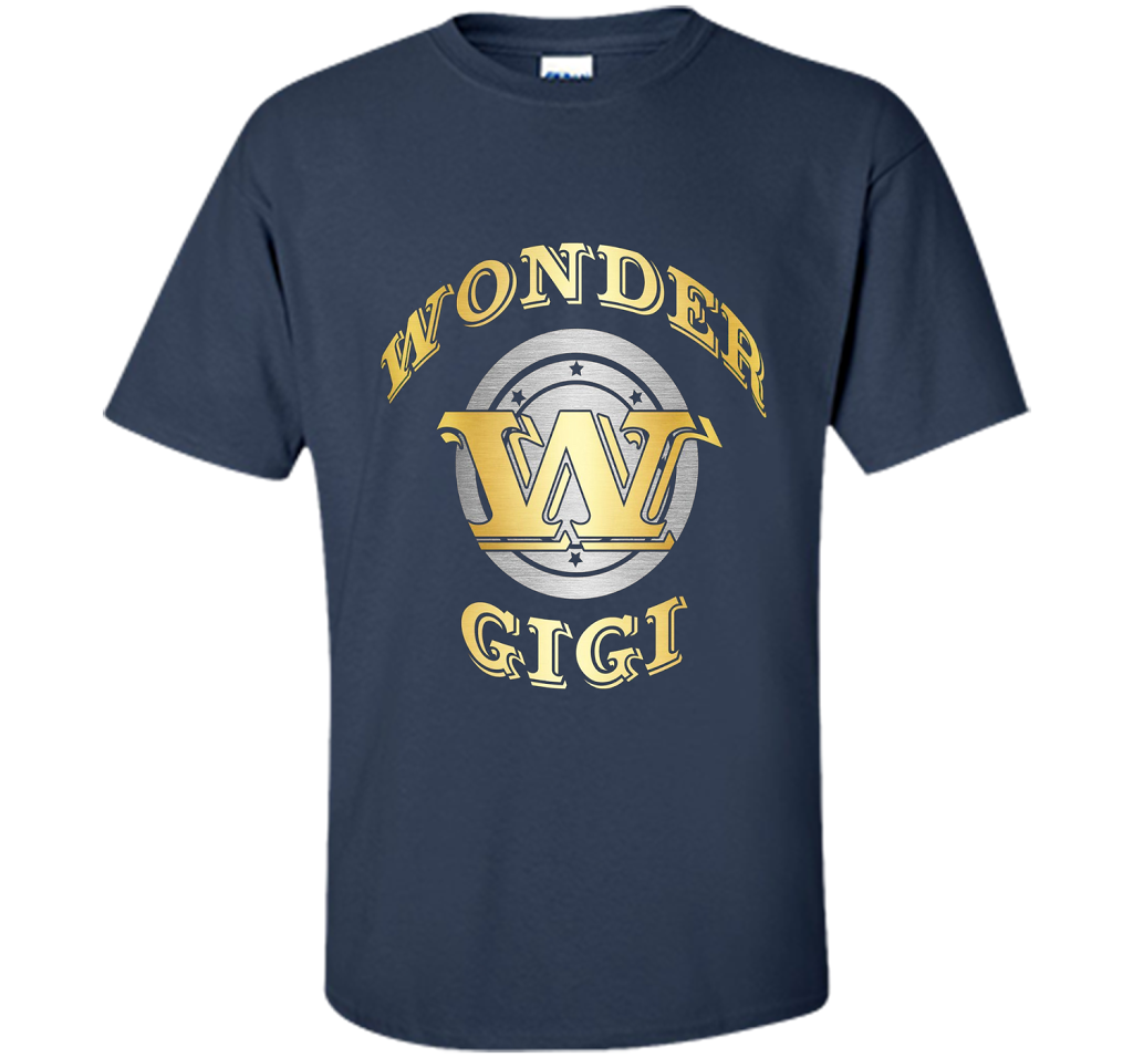 Wonder Gigi T Shirt Gift For Super Grandma On Special Day t-shirt Navy