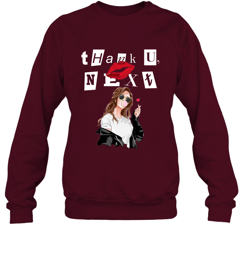Thank You Next Girls Shirt Sweatshirt Sweatshirt Maroon