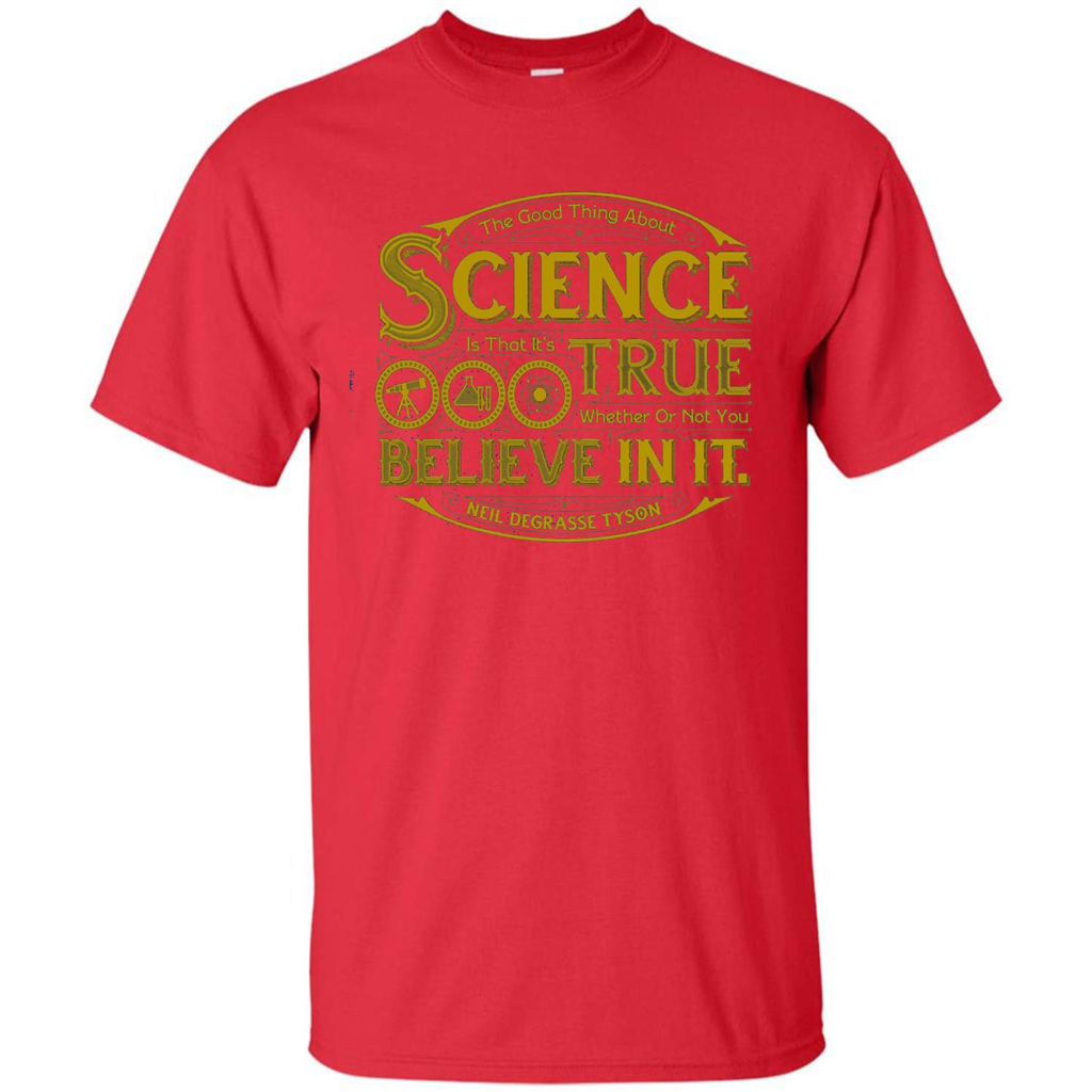 The Good Thing About Science T-shirt Red