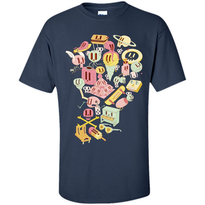 Day Of The Dead T-shirt Navy