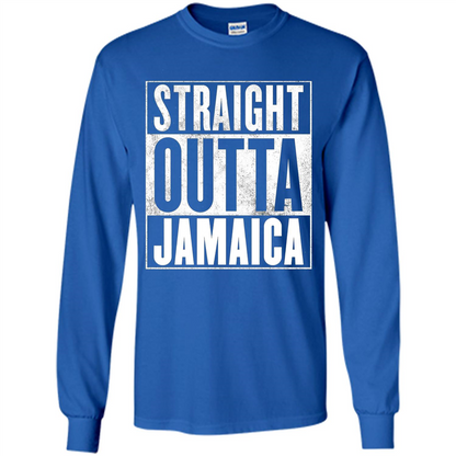 Jamaica T-Shirt - Straight Outta Jamaica T-shirt Royal