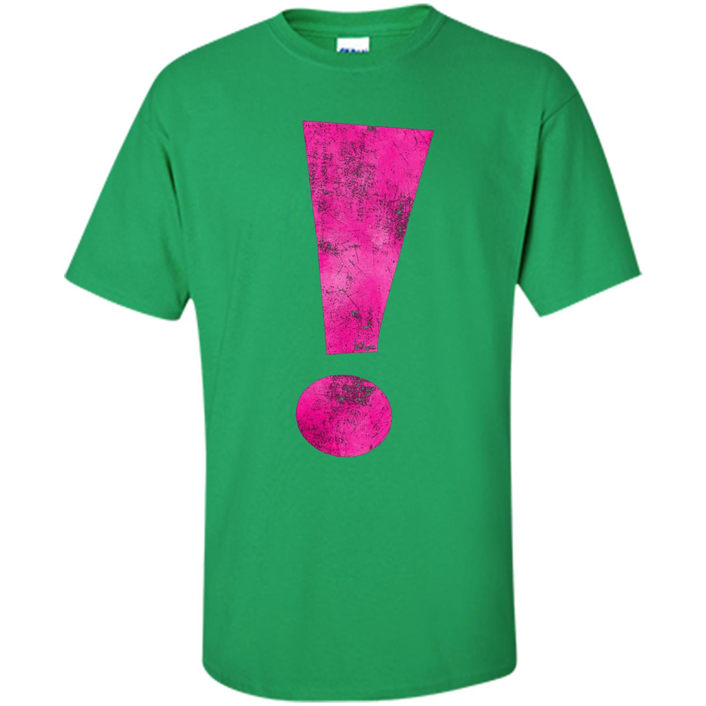 Exclamation Point Graphic T-shirt Irish Green