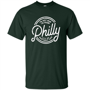 Funny T-shirt I'm Not Mad I'm From Philly