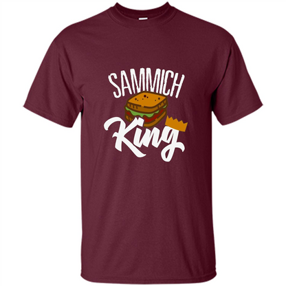 Sandwich King T-shirt Maroon