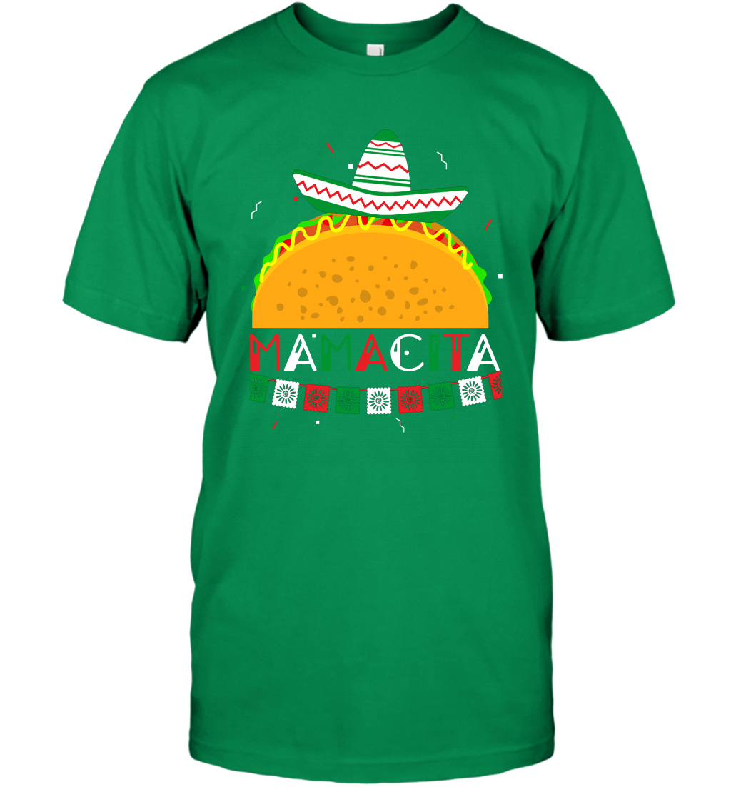 Mamacita Taco Tacos Mexican Cactus Cinco De Mayo Shirt T-Shirt T-Shirt Irish Green