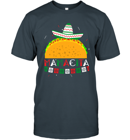Mamacita Taco Tacos Mexican Cactus Cinco De Mayo Shirt T-Shirt T-Shirt Charcoal