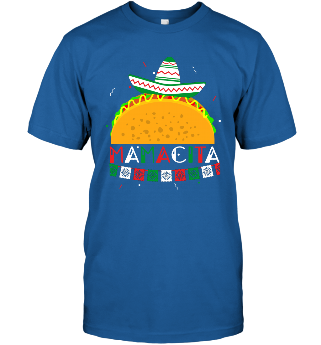 Mamacita Taco Tacos Mexican Cactus Cinco De Mayo Shirt T-Shirt T-Shirt Royal
