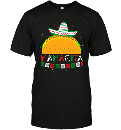 Mamacita Taco Tacos Mexican Cactus Cinco De Mayo Shirt T-Shirt T-Shirt Black