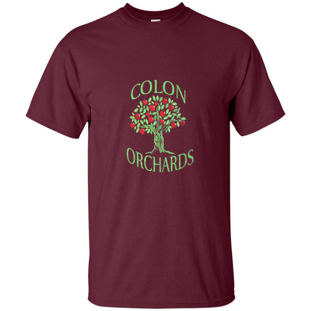 Colon Orchards T-shirt Maroon
