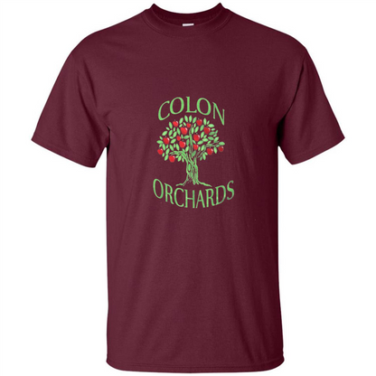 Colon Orchards T-shirt Maroon