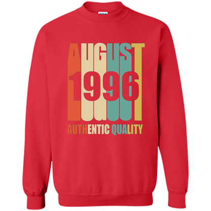 August 1996 Authentic Quality T-shirt Red