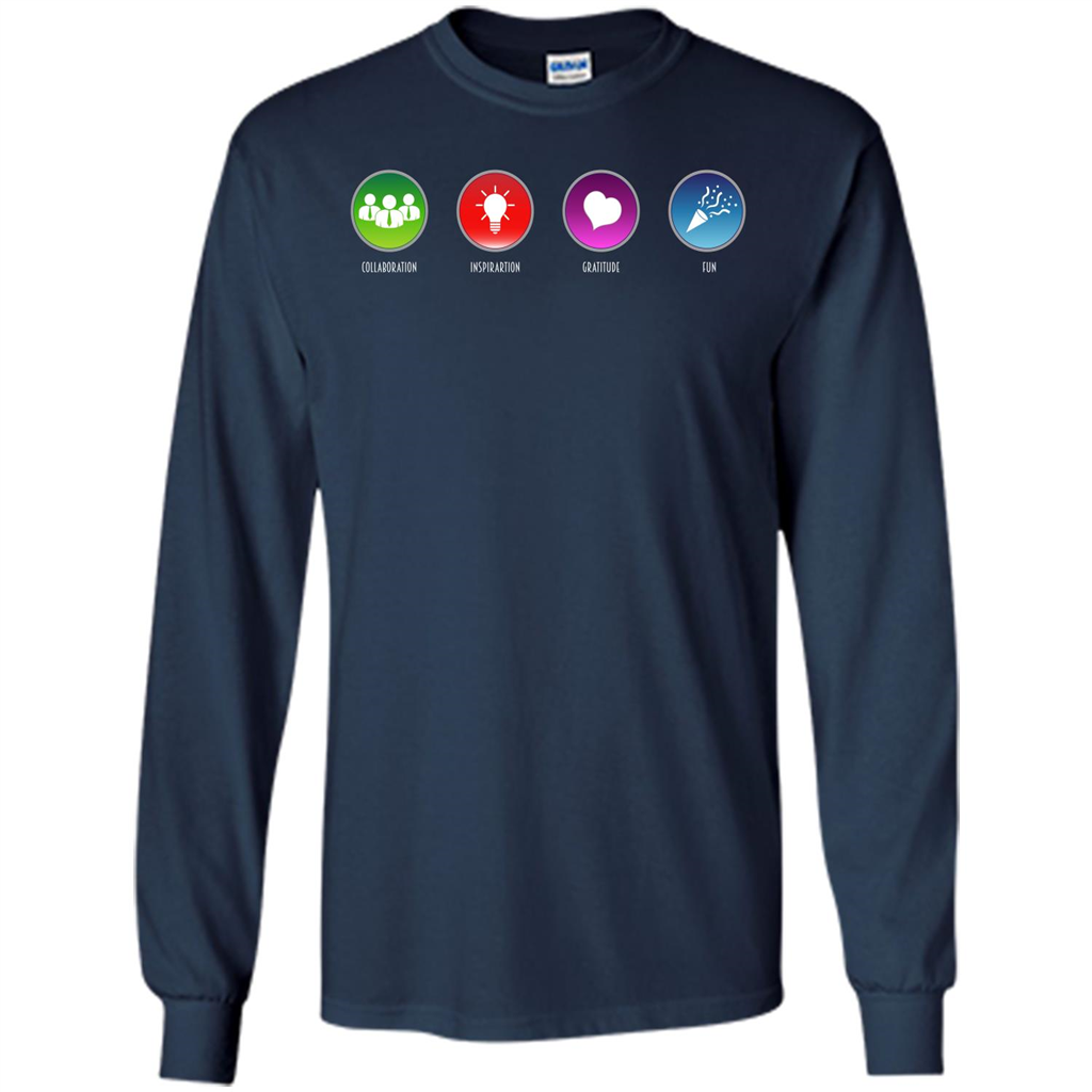 Values Icons T-shirt Navy