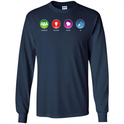 Values Icons T-shirt Navy