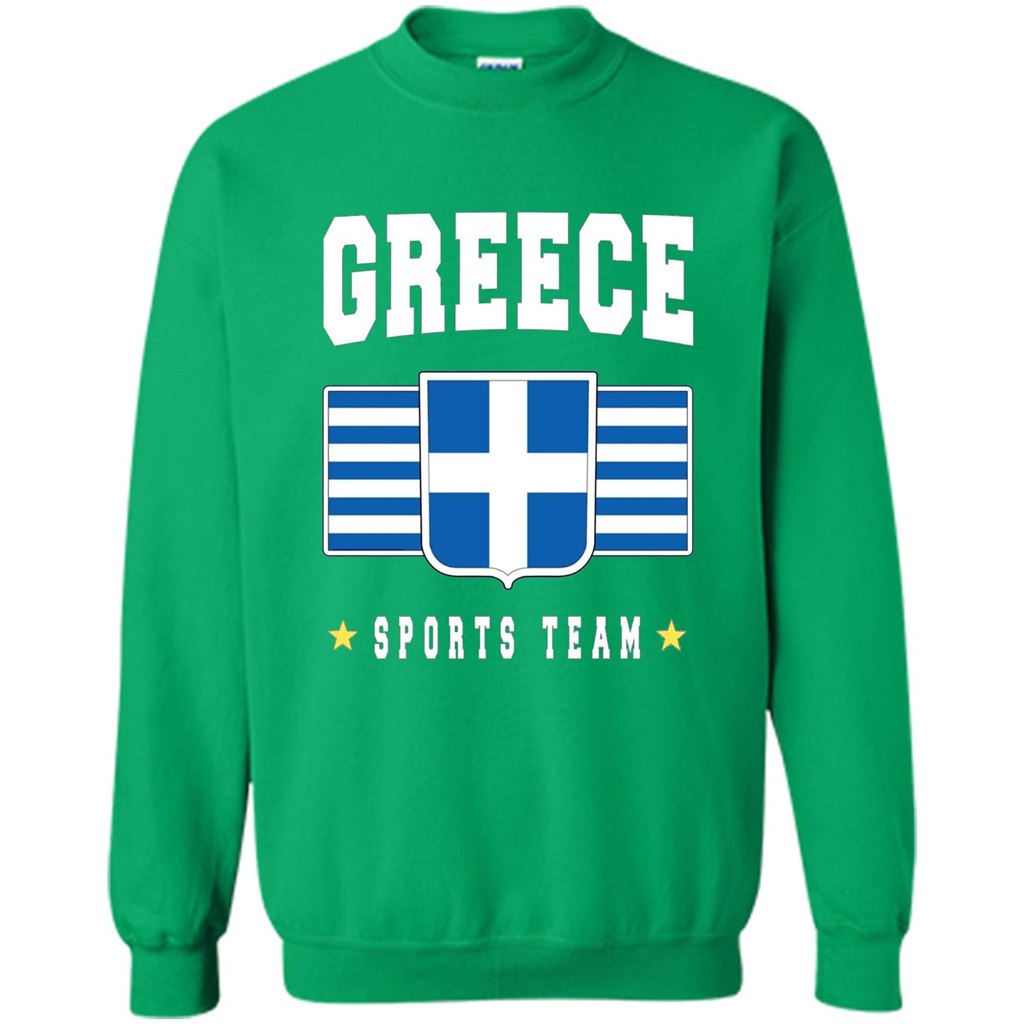 GREECE T-shirt Greek Flag T-shirt Sports Team Irish Green