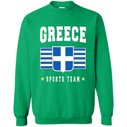 GREECE T-shirt Greek Flag T-shirt Sports Team Irish Green