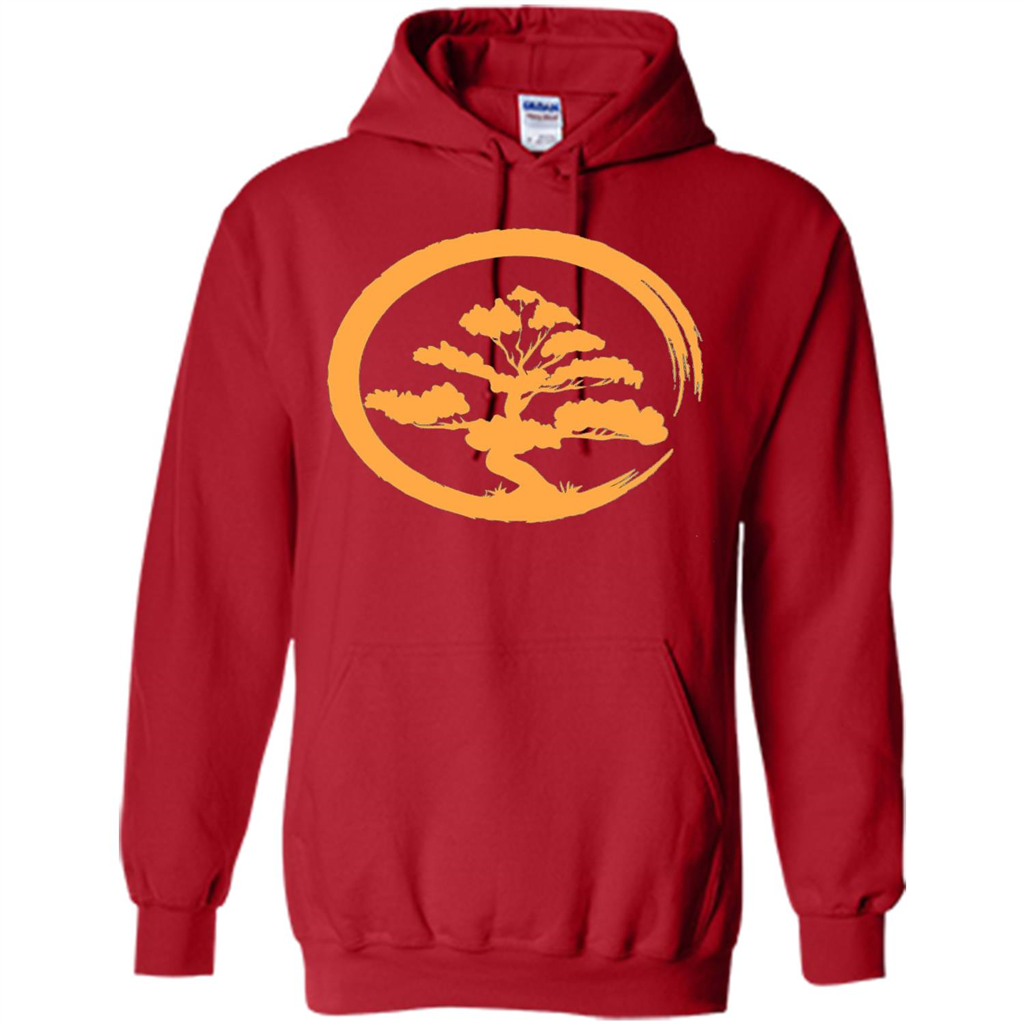 Bonsai Tree Japanese Zen Artist T-shirt Red