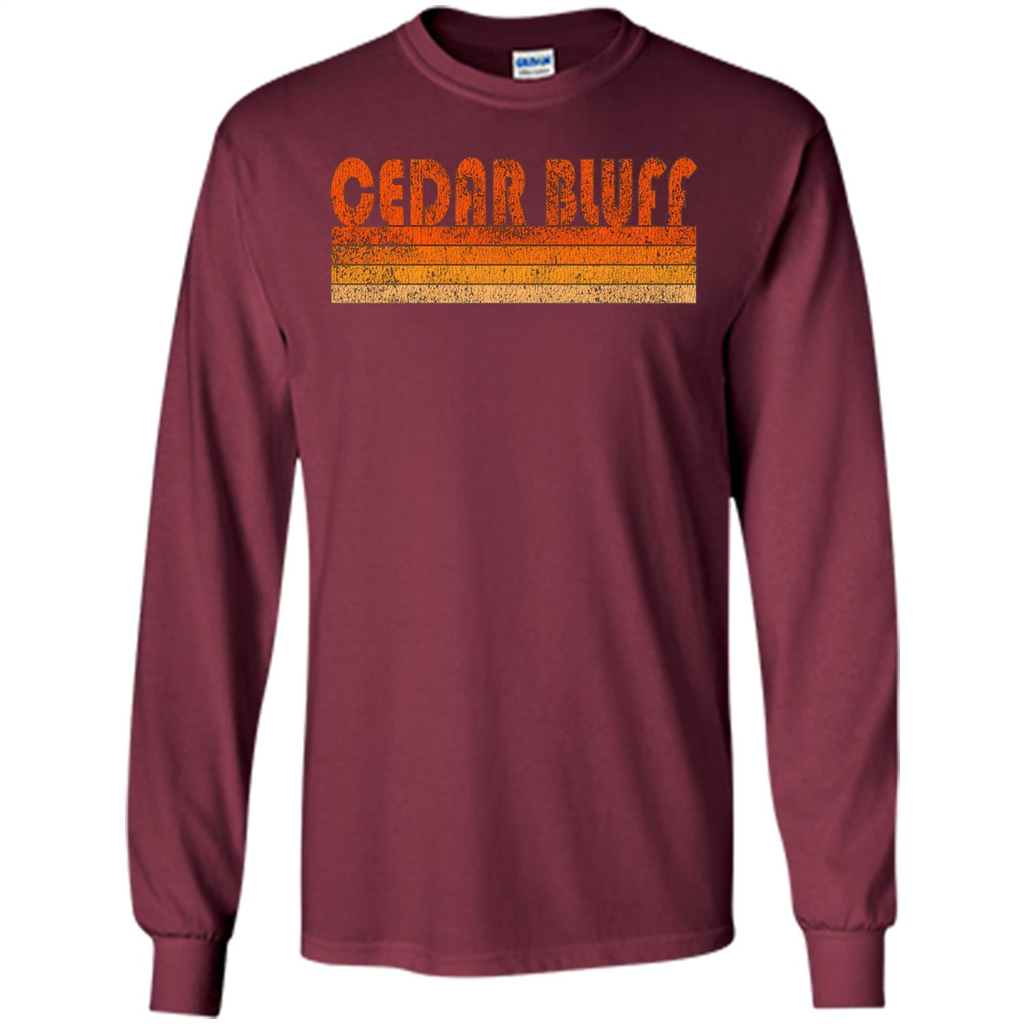 Vintage Retro Cedar Bluff Alabama T-shirt Maroon