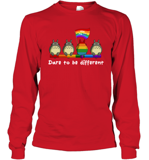 Dare To Be Different Totoro LGBT Long Sleeve T-Shirt