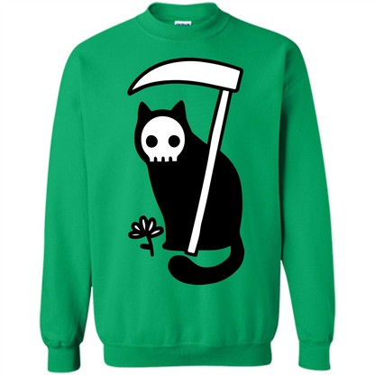 Cat Grimm Reaper T-shirt Irish Green