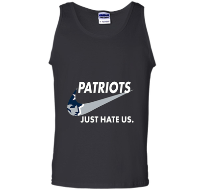 Patriots Just Hate Us T-shirt Football Royal