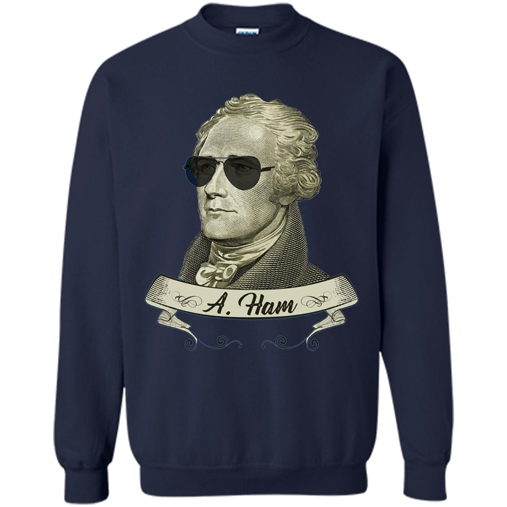 Cool Sunglasses T-shirt Funny Hamilton T-shirt Navy