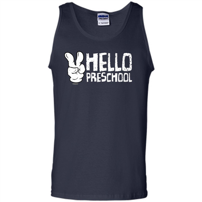 Hello Preschool T-shirt School Day T-shirt Navy